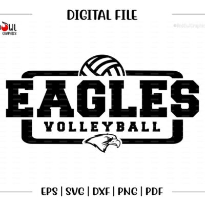 4989 Eagle Volleyball svg Volleyball svg Eagle Eagles Volleyball svg dxf eps png pdf sublimation cut file htv vector digital clipart