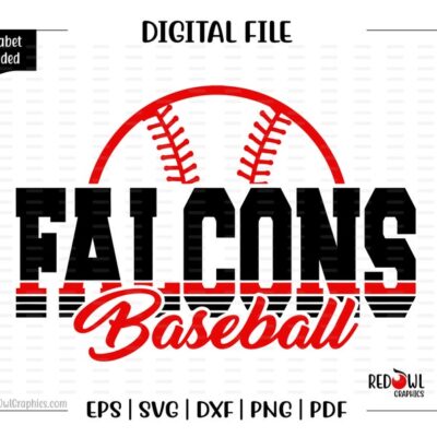 4993 Baseball svg Falcon Baseball svg Falcon Falcons Baseball svg dxf eps png pdf sublimation cut file htv vector digital