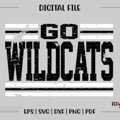 5025 Wildcat svg Wildcats svg Wildcat Go Wildcats Mascot Distressed baseball football basketball svg dxf eps png pdf sublimation