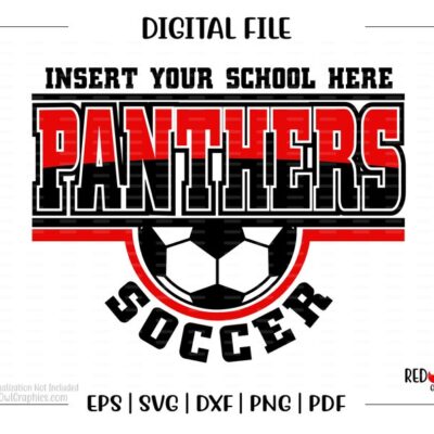 5032 Soccer svg Panther Soccer svg Panther Panthers Soccer svg dxf eps png pdf sublimation cut file htv vector digital