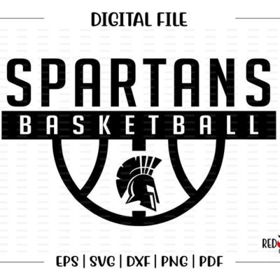 5046 Basketball svg Spartan Basketball Spartan Spartans Basketball svg dxf eps png pdf sublimation cut file htv vector digital