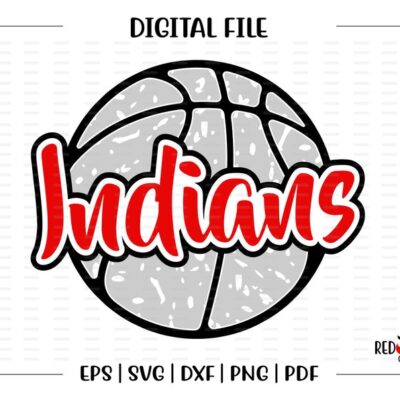 5057 Basketball svg Indian Basketball svg Indian Indians Basketball svg dxf eps png pdf sublimation cut file htv vector digital