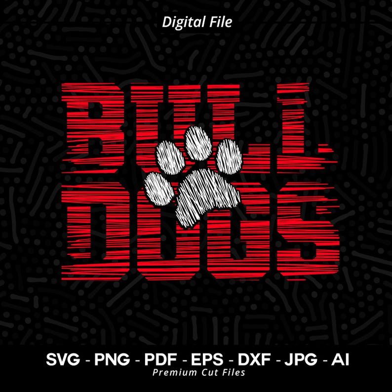 511 Bulldogs Paw SVG Bulldogs Mascot svg Bulldogs Svg Png Bulldogs Shirt svg Bulldogs School Team svg Bulldogs Cheer svg Bulldogs Vibes