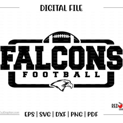 5166 Football svg Falcon Football svg Falcon Falcons Football svg dxf eps png pdf sublimation Mom Dad Coach Teacher Mascot