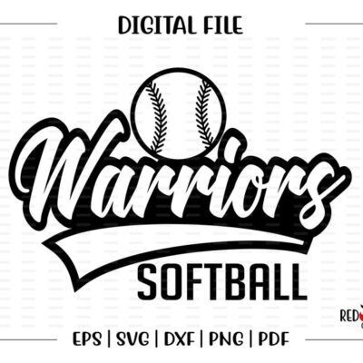 5280 Softball svg Warrior Softball svg Warrior Warriors Softball svg dxf eps png pdf sublimation cut file htv vector digital