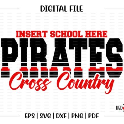 5288 Cross Country svg Pirate Pirates Cross Country XC CC svg dxf eps png pdf sublimation cut file htv vector digital clipart