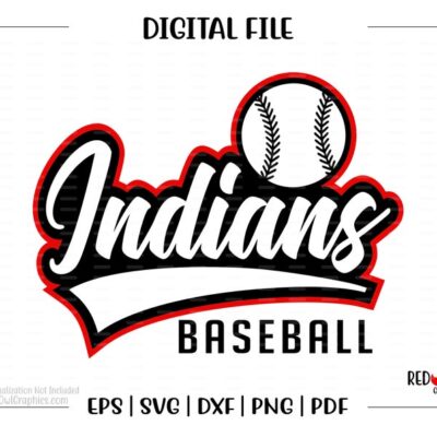 5290 Baseball svg Indian Baseball svg Indian Indians Baseball svg dxf eps png pdf sublimation cut file htv vector digital