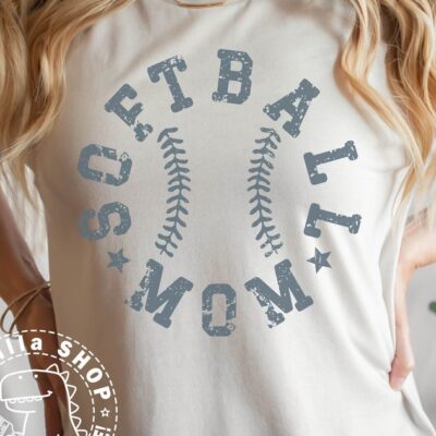 535 Softball Mom SVG Cricut