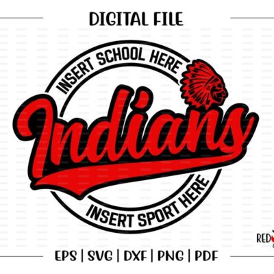 5353 Indian svg Indians svg Indian Indians clipart Mascot School svg dxf eps png pdf sublimation cut file htv vector digital