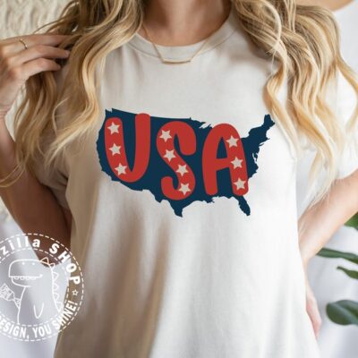 540 USA Svg America svg USA Clipart for Cricut America Patriotic svg Cut File for T shirt Digital download Cricut Silhouette USA Design