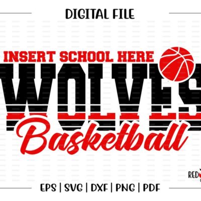 5416 Basketball svg Wolves Basketball Wolves Wolf Basketball svg dxf eps png pdf sublimation cut file htv vector digital