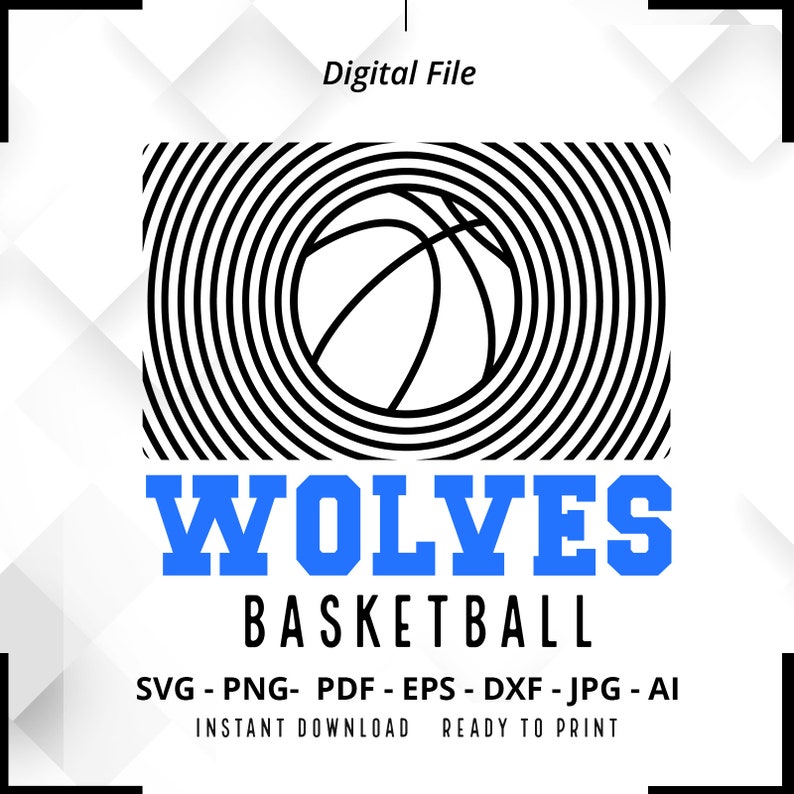 542 Wolves Basketball SVG PNG Wolves svg Wolves Shirt svg Wolves png Basketball Shirt svg Basketball Mom svg Basketball svg Cricut