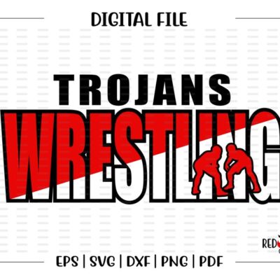 5504 Wrestling svg Trojan Wrestling svg Trojan Trojans Wrestling Trojan svg svg dxf eps png pdf sublimation cut file htv