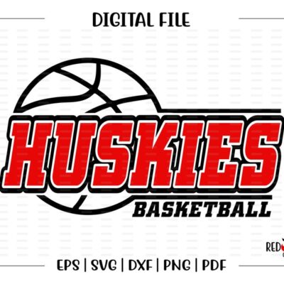 5527 Basketball svg Huskie Basketball svg Huskie Huskies Basketball svg dxf eps png pdf sublimation cut file htv clipart design