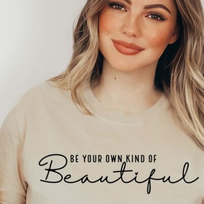 553 Be Your Own Kind Of Beautiful SVG Positive Quote svg Self Love svg Inspirational svg Be You svg Hand lettered svg Self Care svg Cricut