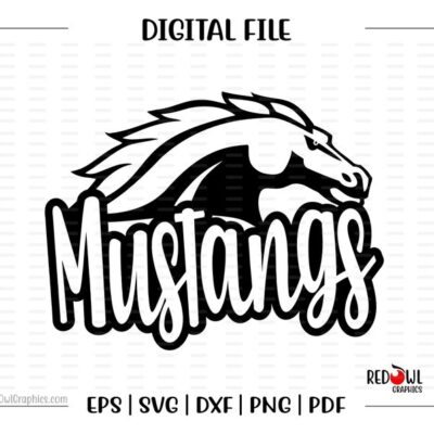 5541 Mustangs svg Mustang svg Mustang Mustangs Clipart Design Sublimation Mascot svg dxf eps png pdf sublimation cut file htv