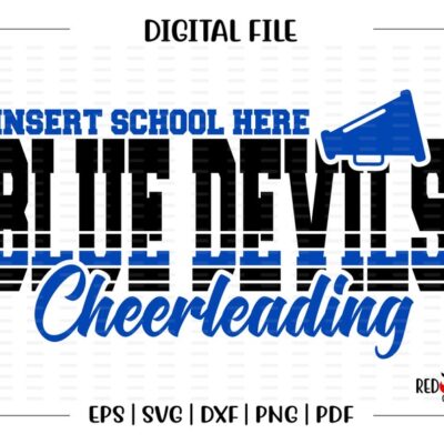 5599 Cheerleading svg Blue Devil Cheer Blue Devil Cheer Cheerleader Cheerleading svg dxf eps png pdf sublimation cut file htv