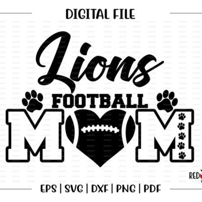 5601 Football svg Lion Football Lion Lions Football svg dxf eps png pdf sublimation cut file htv vector digital htv