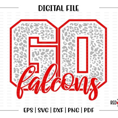 5605 Falcon svg Falcons svg cheetah leopard Falcon Falcons Go Falcons svg dxf eps png pdf sublimation cut file htv vector digital