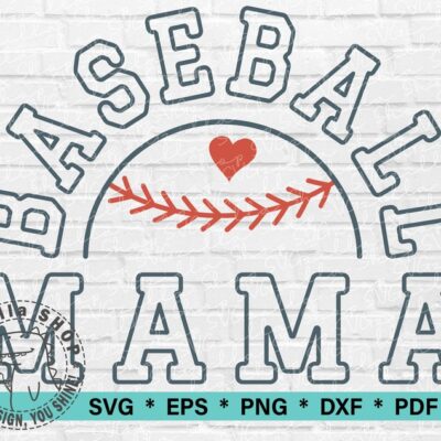 561 Baseball Mama SVG Mama PNG Mama Svg Cut File For T shirt Baseball Mama Shirt Mothers Day Design Mama Cricut File Svg Digital download