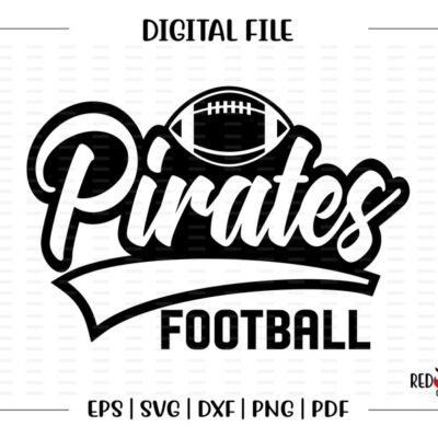 5611 Football svg Pirate Football svg Pirate Pirates Football svg dxf eps png pdf sublimation image design clipart