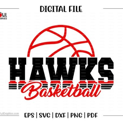 5629 Basketball svg Hawk Basketball Hawk Hawks Basketball svg dxf eps png pdf sublimation cut file htv vector digital