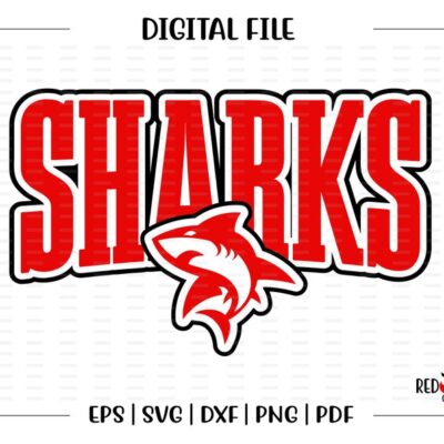 5674 Shark svg Sharks svg Shark Sharks svg dxf eps png pdf sublimation clipart htv design vector digital mom dad coach