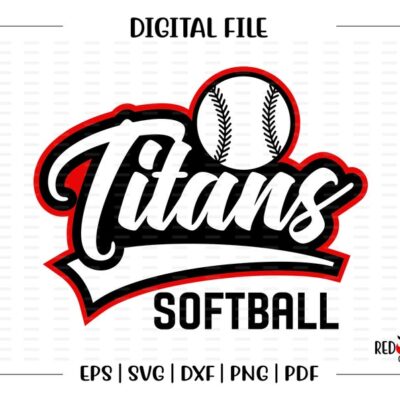 5701 Softball svg Titan Softball svg Titan Titans Softball svg dxf eps png pdf sublimation cut file htv vector digital clipart