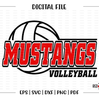 5710 Volleyball svg Mustang Volleyball svg Mustang Mustangs Volleyball svg dxf eps png pdf sublimation cut file htv vector digital