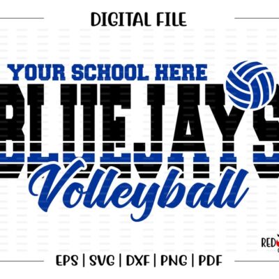 5715 Volleyball svg Bluejay Volleyball svg Bluejay Bluejays Volleyball svg dxf eps png pdf sublimation cut file htv vector clipart