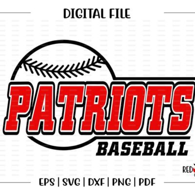 5727 Patriot Baseball svg Baseball svg Patriot Patriots Baseball vector clipart svg dxf eps png pdf sublimation cut file htv