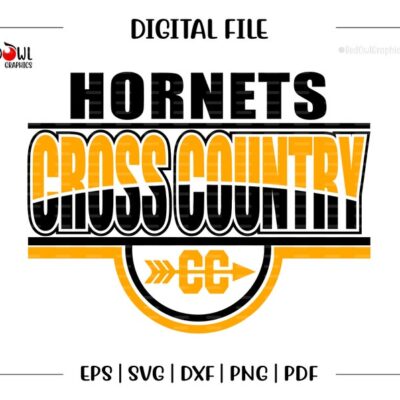 5749 Cross Country svg Hornet Cross Country svg Hornet Hornets Cross Country XC CC svg dxf eps png pdf sublimation cut file htv vector