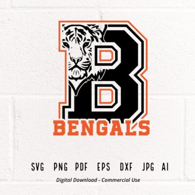 58 Bengals SVG PNG Bengals Face svg B Bengals svg Bengals Mascot svg Bengals Cheer svg Bengals Vibes School Spirit svg Bengals Sport svg