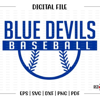 5802 Baseball svg Blue Devil Baseball svg Blue Devil Baseball svg dxf eps png pdf sublimation cut file htv vector digital clipart