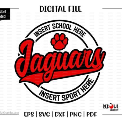 5814 Jaguar svg Jaguars svg Paw svg Jaguar J Jaguars Paw svg dxf eps png pdf sublimation cut file htv vector digital