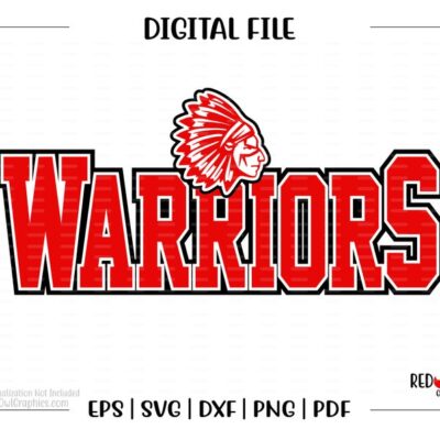 5859 Warrior svg Warriors svg Warrior Warriors Clipart svg dxf eps png pdf sublimation cut file htv vector digital