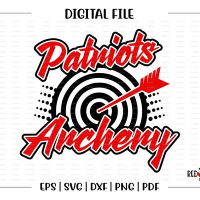 5867 Archery svg Patriot Archery Patriot Patriots Patriot svg Archery svg dxf eps png pdf sublimation cut file htv clipart design