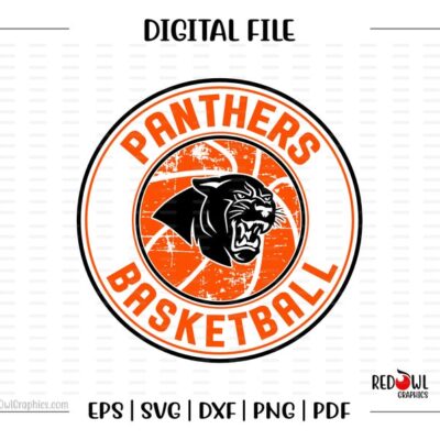 5911 Basketball svg Panther Basketball svg Panther Panthers Basketball svg dxf eps png pdf sublimation cut file htv vector digital