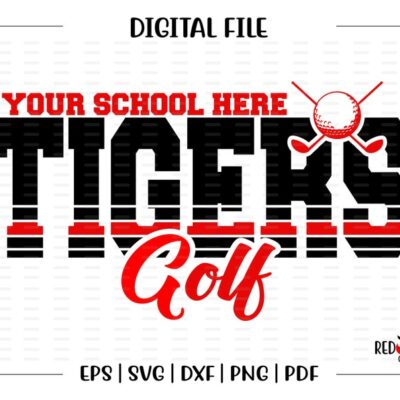 5941 Golf svg Tiger Golf svg Tiger Tigers Golf svg dxf eps png pdf sublimation cut file htv vector digital