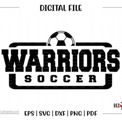 5952 Soccer svg Warrior Soccer svg Warrior Warriors Soccer svg dxf eps png pdf sublimation cut file htv vector design clipart