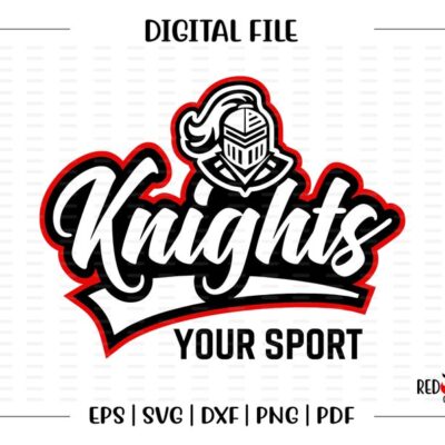 5982 Custom Personalized Knight svg Knights svg Knight Knights Sport Mascot svg dxf eps png pdf sublimation