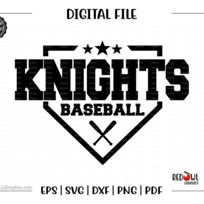 6004 Baseball svg Knight Baseball svg Knight Knights Baseball svg dxf eps png pdf sublimation cut file htv vector digital clipart design