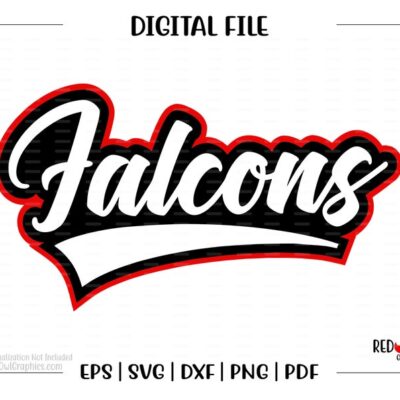 6061 Falcon svg Falcons svg Falcon Falcons F Mascot Chevron htv svg dxf eps png pdf sublimation cut file htv vector digital