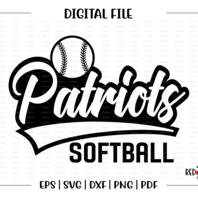 6063 Patriot Softball svg Softball svg Patriot Patriots Softball design svg dxf eps png pdf sublimation cut file htv vector digital