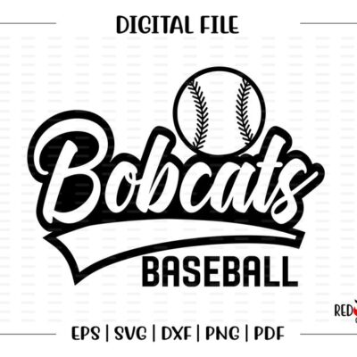 6084 Bobcat Baseball svg Baseball svg Bobcat Bobcats Baseball svg dxf eps png pdf sublimation cut file htv clipart design cutter