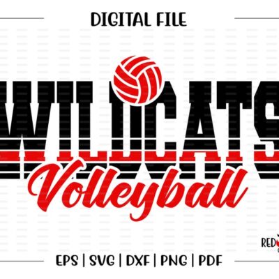 6103 Volleyball svg Wildcat Volleyball svg Wildcat Wildcats Volleyball svg dxf eps png pdf sublimation cut file htv vector digital