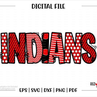 6105 Indian svg Indians svg Indian Indians clipart Mascot School svg dxf eps png pdf sublimation cut file htv vector digital