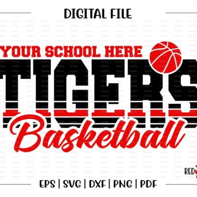 6122 Basketball svg Tiger Basketball svg Tiger Tigers Basketball svg dxf eps png pdf sublimation cut file htv vector digital