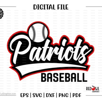 6135 Patriot Baseball svg Baseball svg Patriot Patriots Baseball vector clipart svg dxf eps png pdf sublimation cut file htv