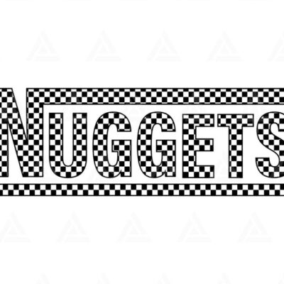 616 Checkered Nuggets Svg Go Nuggets Football Svg Run Nuggets Svg Cheer Mom T Shirt Cut File Cricut Png Pdf Vector Stencil